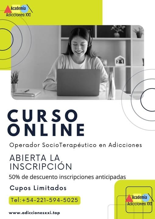 CURSO OPERADOR SOCITERAPEUTICO EN ADICCIONES